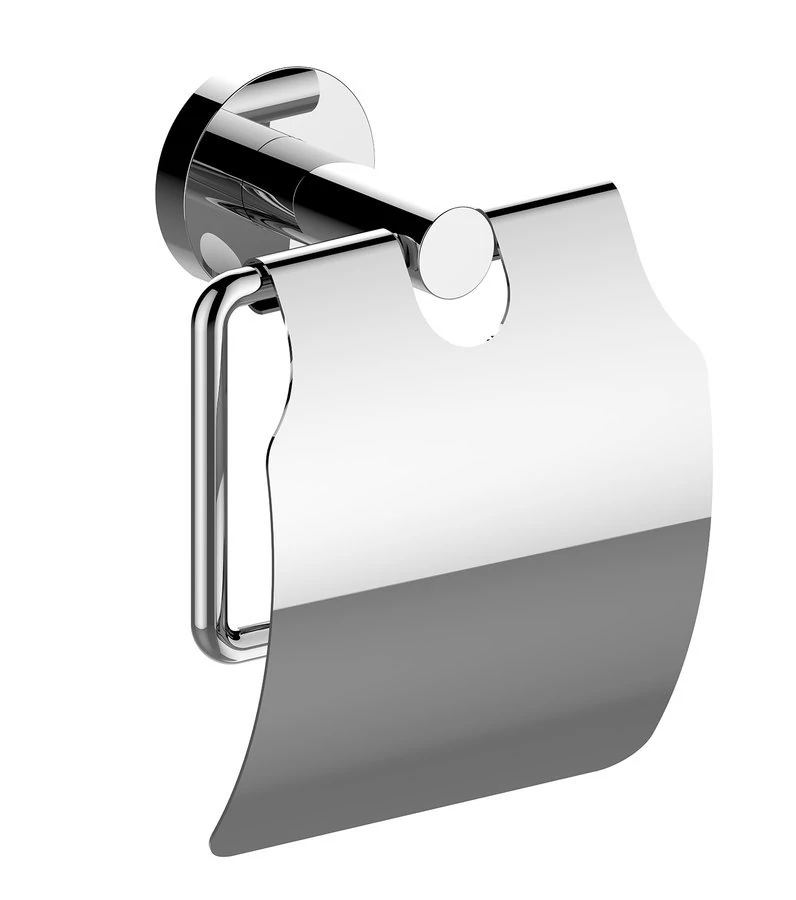 WC-papírtartó, króm