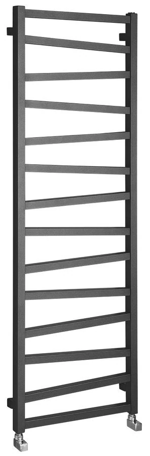 ZIG fürdőszobai radiátor, 500x1572mm, 582W, struktúrált antracit