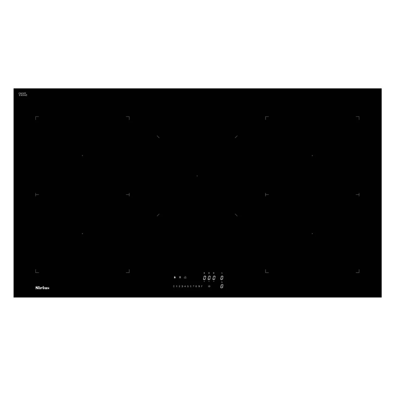 SIRIUS - Beépíthető indukciós főzőlap S-H8 90 cm