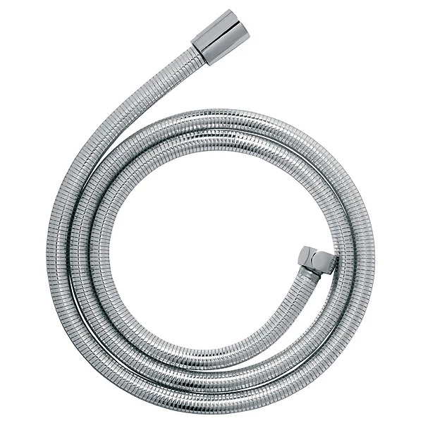 FERRO silver flex zuhanycső, fém bevonatú műanyag, 150cm