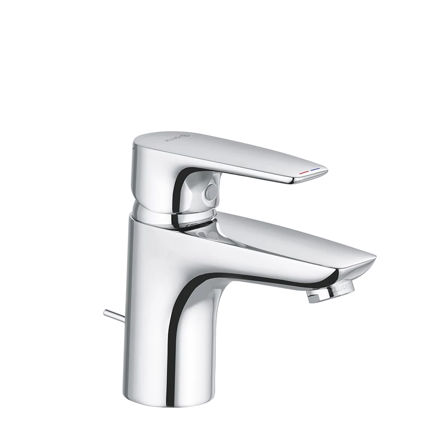KLUDI Pure&Solid mosdó csaptelep 75, fém leeresztővel