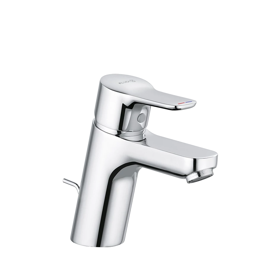 KLUDI Pure&Easy mosdó csaptelep 70, nyílt rendszerű vízmelegítőhöz, fém leeresztővel
