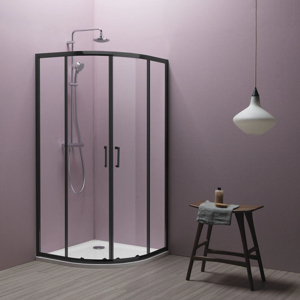KOLPA SAN ECO QUAT TKP 80/K FEKETE + ONTEX 80/O ELŐLAPOS TÁLCA+SZIFON