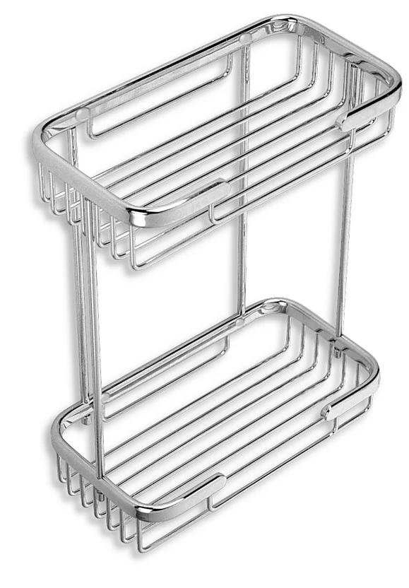 METALIA rácsos polc, kétszintes 200x110 mm